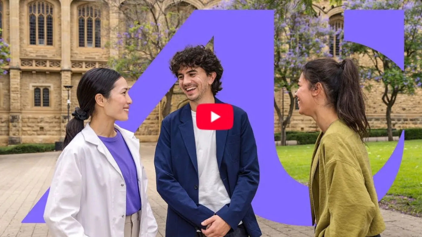 Play Video - Adelaide University - We’re here to help launch new futures