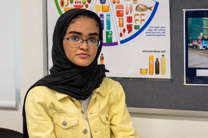 Female student asila