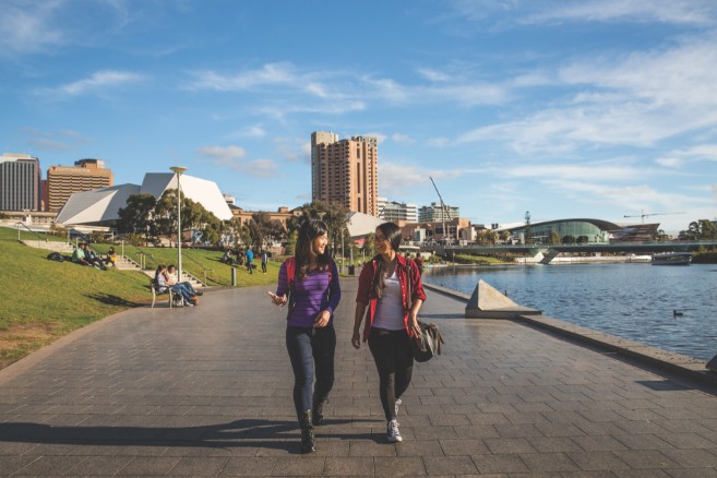 Females walking